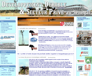 rsesenegal.com: RSE Sénégal
Développement durable et secteur privé au Sénégal.