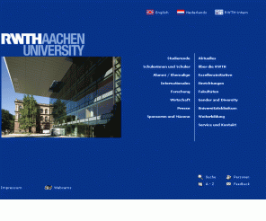 rwth-aachen.de: Rheinisch-Westfaelische Technische Hochschule Aachen - Start
Rheinisch-Westfaelische Technische Hochschule Aachen - Zukunft beginnt bei uns