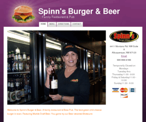 spinnsrestaurant.com: Spinn's Burger & Beer - Family Restaurant & Pub
The official homepage of Spinn's Burger & Beer.