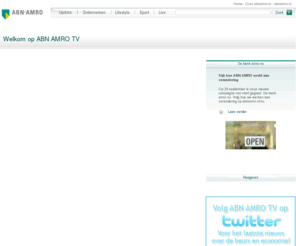 abnamro.tv: ABN AMRO TV
Welkom op de website van ABN AMRO TV.