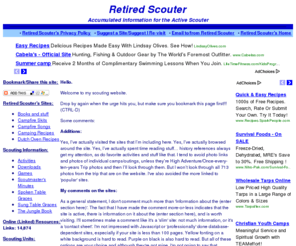 cuboree.com: Retired Scouter - Accumulated Information for the Active Scouter
Scouting information for the active scouter..  All links visited and commented on.