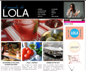 elmundodelola.com: Lola Lobato - Food   Life
