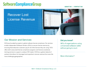 getscg.com: Software Compliance Group, LLC.
