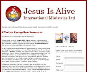 jesus-international.com: christian gospel tracts - evangelism resources that get results
these christian tracts are a word in Season for God's prodigal sons and daughters and give an invitation for them to return home.