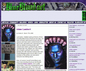 blueblood.net:   Blue Blood Magazine Gothic Punk Photos
Blue Blood dot Net is the entertainment news & photos & forum community arm of BlueBlood. For gothic punk fen deathrock individualistic seekers of meaning. From Amelia G & Forrest Black in Hollywood.