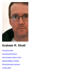 grshutt.org: Graham R. Shutt
Homepage of Graham R. Shutt