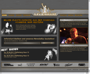 live-karaoke.org: LIVEkaraoke - Die Karaoke mit LIVEband
LIVEkaraoke - Die Karaoke mit LIVEband