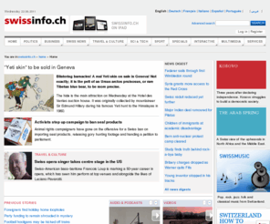 swissinfo.org: swissinfo - Swiss news and information platform about Switzerland, business, culture, sport, weather
swissinfo - swiss news and information platform about Switzerland, business, culture, sport, weather. swissinfo covers Switzerland from every angle in English with news and up-to-date information for a worldwide audience.