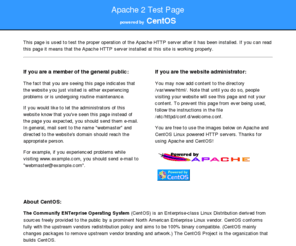 tutje.nl: Apache HTTP Server Test Page powered by CentOS
