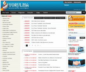 yorulma.com: Online Forumlar
Türkiyenin en kaliteli forum sitesi