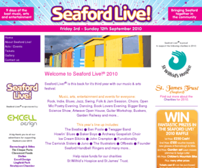 seafordlive.org: Seaford Live! 10 :: Music & Arts Festival :: Venues
Seaford Live! music & arts festival, 11th - 20th September 2009 held in venues across Seaford, East Sussex, UK.