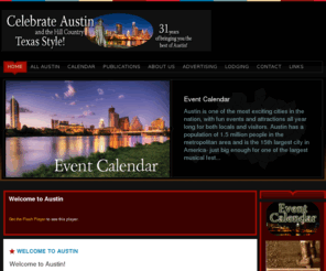 celebrateaustin.com: Celebrate Austin Magazine, Austin Tourism, Travel, Restaurants, Bars, Shopping, Spas, Activities, Austin now, Austin information | www.celebrate-austi
ROT Biker Rally - June 9-12 June 9-12th, 2011The Republic of Texas Biker Rally (ROT) had its beginnings in 1994 when the rally committee selected t...
