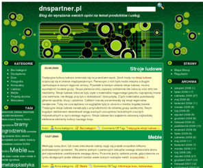 dnspartner.pl: Blog tematyczny
Blog do wyrażania swoich opini na temat produktów i usług.