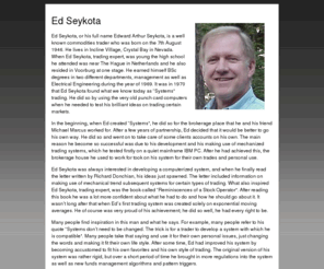 Ed Seykota Trading Tribe Book Pdf
