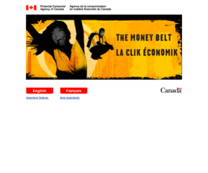lacliceconomik.org: The Money Belt | La Clik  Économik
La Clik Économik est un  portail dédié à l’éducation financière créé par l’Agence de la consommation en  matière financière du Canada. Ce portail fournie de l’information et des outils  aux jeunes Canadiens et leurs professeurs afin d’améliorer leurs connaissances  de base ainsi que leurs capacités en matière financière.