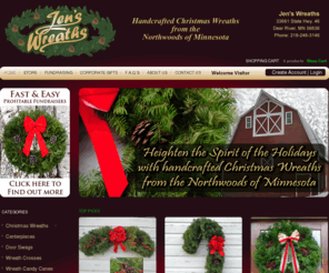 mcfaddensfarm.com: Christmas Wreaths, Balsam Fir Wreaths, Fresh Minnesota Christmas Wreaths by Jen's Wreaths
Christmas Wreaths - Fresh Christmas Wreaths, Minnesota Christmas Wreaths - buy a fresh Holiday Wreath handcrafted in Minnesota of balsam fir.  Free Shipping & Giftcard.