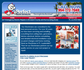 perfectelectricalservices.com: Fort Lauderdale Electricians | Broward County Emergency Electric Repair
Perfect Electric Services, Inc. Ft. Lauderdale's Premiere Electricians. Providing Emergency Electric Repair for Broward County and All Surrounding South Florida Areas.