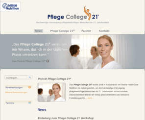 pflegecollege21.com: News
Pflege College 21 | Hochwertige Versorgung pflegebedürftiger Menschen im 21. Jahrhundert