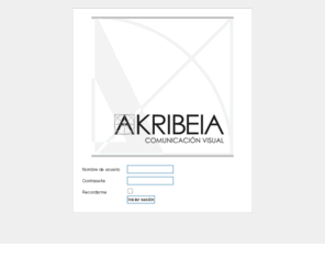 akribeia.com.ar: Bienvenidos a la portada
Akribeia Comunicación visual