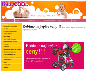 babycool.sk: BabyCool.sk
Všetko najlepsie pre Vaše dieťa