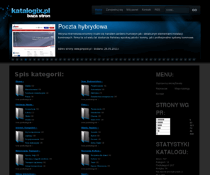 katalogix.pl: Katalog IX, czyli dziewiąty w Polsce
Ten moderowany katalog należy do 10 najlepszych spisów stron w kraju.