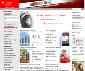 spk-holstein.org: Internet-Filiale - Sparkasse Holstein
Unsere Angebote für Privat- und Firmenkunden mit Übersicht der Filialen in Ostholstein, Stormarn, Hamburg und Norderstedt.