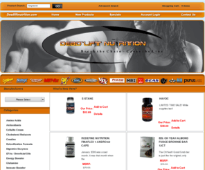 advance-nutriscience.com: Dead Lift Nutrition - We sell at discount prices - Redefine, Usp, german, Halovar, finaflex, Pink
Dead Lift Nutrition We sell at discount prices - Redefine, Usp, german, Halovar, finaflex, Pink Magic, BC EAA - Health Vitamins Sports Performing Enhancing Supplements, cytosports, muscle milk