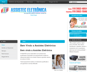 assisteceletronica.com: Bem Vindo a Assistec Eletrônica
A ASSISTEC ELETRÔNICA, é especializada no conserto de fax, projetores, filmadoras, fornos microondas, impressoras, aparelhos de áudio, com mais de 40 anos de esperiencia, atendemos em toda São Paulo.