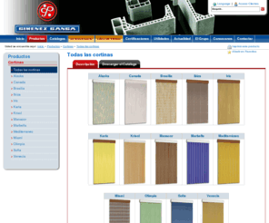 cortisax.com: Persianas, lamas y compactos :: Giménez Ganga
En Gimenez Ganga fabricamos materiales de construcción para instalación de persianas y puertas de seguridad .  