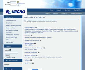 el-micro.com: EL-MICRO
EL-MICRO - The Future of Computing