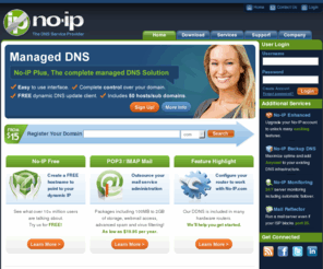 servehttp.com: No-IP - Dynamic DNS, Static DNS for Your Dynamic IP
No-IP is a dynamic dns provider (ddns), both free and paid, backed by our industry proven network of highly  available nameservers.