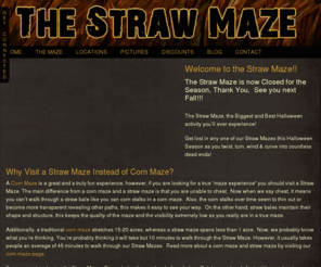 strawmaze.com: The Straw Maze | The Biggest & Best Straw Bale Maze
Welcome to the Straw Maze! Check out our maze locations and visit a straw maze near you. Choose the Johnstown, Meridian, or Rexburg Straw Maze!