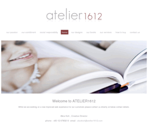 atelier1612.com: home
Photobook Design Service 