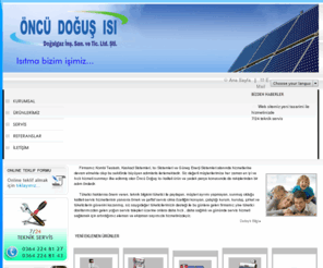 oncudogusisi.com: ÖNCÜ DOĞUŞ ISI

