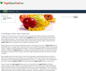 veganorganicfood.com: Good Things to Know About Vegan Food
Some helpful information about the vegan diet