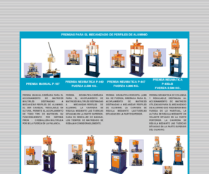 aluminiomx.com: MAQUINARIA PARA MECANIZAR PERFILES DE ALUMINIO PRENSAS Y MATRICES PARA EL MECANIZADO LAMSA
Maquinaria para mecanizar pefiles de aluminio