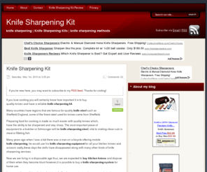 knifesharpeningkit.com: Knife Sharpening Kit | Electric knife sharpeners
Best prices on knife sharpening kits and accessories. Including bench stones, ceramic, tungsten, and diamond sharpeners. Also sharpeners for serrated blades