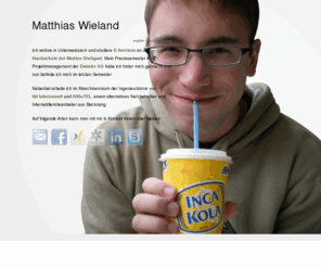 mwieland.com: Matthias Wieland - Die persönliche Webseite Matthias Wieland
This is the personal landing page of Matthias Wieland