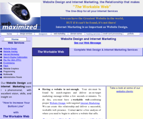 mywebdesigntexas.com: Internet Marketing and Custom Web Site Design for Dallas/Fort Worth, Texas.
Internet Marketing, Custom Web Site Design and Optimization combined to create the Workable Web at an affordable price for Dallas/Fort Worth small businesses.