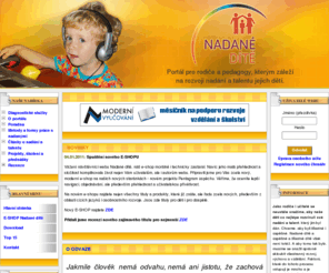 nadanedite.cz: Nadané dítě - web pro talentované a nadané děti
