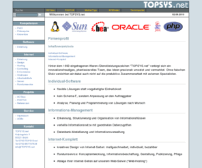 topsys.info: TOPSYS.net - Internet Business LÃ¶sungen
TOPSYS.net - Internet Business LÃ¶sungen