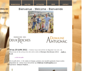 domainedesdeuxroches.com: Accueil
Domaine-Collovray-Terrier-Maconnais-domaine-deux-roches-vins-languedoc-limoux-Macon-Villages-Saint-Veran-Pouilly Fuissé-vin-Limoux-Domaine-Chateau-Antugnac-aoc-Limoux-vdp-chardonnay-pinot noir-sauvignon- merlot-fine-wines- fruity- wines-best-meilleur