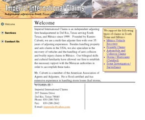 imperialic.com: Imperial International Claims - Home
Independent adjusting firm serving South Texas and Mexico