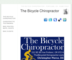 thebicyclechiropractor.com: Bicycle_Chiropractor
The Bicycle Chiropractor, A Portland, Oregon Chiropractic clinic for bicyclists