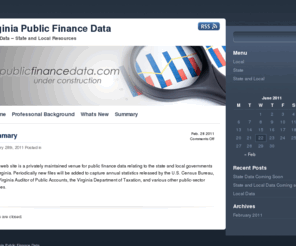 vapublicfinancestats.com: Virginia Public Finance Data
