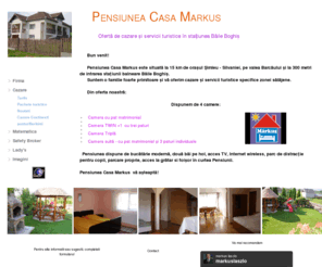 casamarkus.ro: Pensiunea Casa Markus Pensiunea Casa Markus
Cazare in Boghis