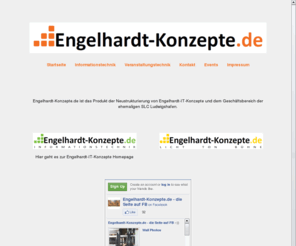 engelhardt-konzept.net: Engelhardt-Konzepte.de
Dienstleister fr Veranstaltungstechnik und Informationstechnik. Mieten, Kaufen, Installieren, Reparieren