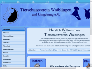 waiblingen-tierschutz.info: Tierschutzverein Waiblingen
Tierschutzverein Waiblingen