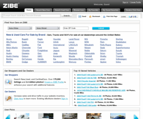 ebiz-autos.com: New Cars & Used Cars for Sale - Search, Find and Buy from Dealers on ZIBE
Find New and Used cars for Sale on ZIBE.  Search over 175,000 listings and 2.4 million photos.