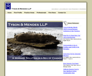 tysonmendes.com: Tyson & Mendes LLP
Tyson & Mendes LLP is a business litigation and insurance defense firm defending clients throughout California.